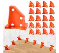 LEONTOOL 20-Pack Floor Spacers 2 in 1 Laminate Flooring Installation Kit with 1/2" & 1/4" Gaps, Wood Floor Install Tool for Laminate, Vinyl Plank, Hardwood, LVT, Bamboo and Floating Flooring