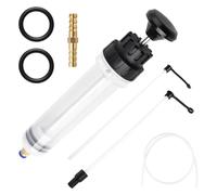 LEONTOOL 200cc Automotive Fluid Extractor Pump, Manual Oil Syringe with a 39" Hose & Two Extension Tubes, Oil Suction Transfer Pump for Cars, ATVs, Lawn Mowers, Brake/Transmission Fluid Extractor