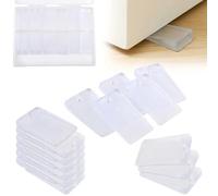 LEONTOOL 20PCS Plastic Clear Table Shims, Furniture Levelers, Trimmable Hard Wedges Table Shims, Levelers Adjustable Blocks Furniture Shim Wedges for Wobbly Uneven Floors, Tables and Furnitures