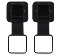 LEONTOOL 2PCS Trailer Hitch Cover Plug Cap Insert, 2 Inch Receiver Hitch Cover, Rubber Towing Hitch Plugs, Heavy Duty Receiver Tube Hitch Plug Universal Receiver Tube Cover for Tunks, Jeeps, RV, SUVs