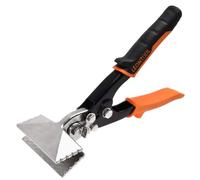LEONTOOL 3 Inch Sheet Metal Hand Seamer Straight Jaw Sheet Metal Bender Tools with Ergonomic TPR Handle, Heavy Duty Metals Bending Pliers for Bending, Seaming and Flattening Metals Hand Tool