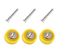 LEONTOOL 3 PCS Hook and Loop Sanding Discs Pad Kit 1 Inch Drill Attachment Backing Pads Hook and Loop Backing Pads with 1/4-Inch Shank Drill Adapter for Polishing