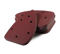 LEONTOOL 30 Pcs Mouse Sander Sandpaper 800 Grit 6 Hole Hook and Loop Pads for Detail Sander Sanding Disc