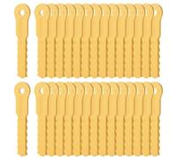 LEONTOOL 30 Pcs Replacement Nylon Blades Weed Eater Bladed 70289A Replacement Blades Compatible with Weed Warrior Push-N-Load 3 Blade Trimmer Head and Pivotrim Hybrid 2-N-1 Head
