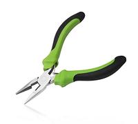 LEONTOOL 4.5 Inch Long Nose Pliers with Wire Cutter Small Serrated Jaws Cutters Jewelry Making Pliers Handcraft Beading Repair Tool Mini Professional Handcraft Tools for Jewelry Making Crafting