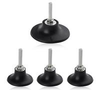 LEONTOOL 4 Pack Quick Change Disc Pad Holder Roll Lock Sanding Discs Holder Quick Change Discs Adapter, 2" and 3" Roll Lock Disc Pad Holder with 1/4" Shanks for Polishing Rotating Tools and Sanders