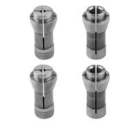 LEONTOOL 4 Pcs Die Grinder Collet Grinding Machine Clamping Collet Adapter 3mm and 6mm Arbors Shank, 2 Pack 3mm and 2 Pack 6mm Grinding Machine Clamp Engraving Chuck Die Grinder Tool