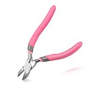 LEONTOOL 5-Inch Diagonal Cutting Pliers Side Cutters Wire Cutting Sharp Wire Snips Wire Clippers Bend Handle Flush Cutter Diagonal Side Cutters for Jewelry Making Crafting