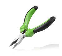 LEONTOOL 5 Inch Long Nose Pliers Smooth Jaws Chain Nose Pliers with Spring Jewelry Making Pliers Handcraft Beading Repair Tool Mini Professional Handcraft Tools for Jewelry Making Crafting