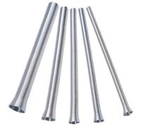 LEONTOOL 5 PCS Spring Tubing Benders Kit 1/4", 5/16", 3/8", 1/2" and 5/8" Tube Bender Set for Soft Copper, Brass, Aluminum and Thin Wall Steel Tubing Bender