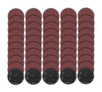 LEONTOOL 50 Pcs 2 Inches Quick Change Sanding Discs for Drill & Die Grinder, Sandpaper Grinding Pad Aluminum Oxide Abrasive Disc for Surface Prep Strip Burr Polish Finish Rust Paint Removal, 120 Grit