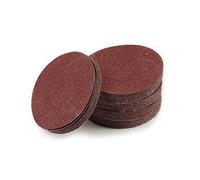 LEONTOOL 50 PCS 4 Inches Sanding Discs Hook and Loop 40 Grit Sanding Pads for Orbital Sander Round Orbital Sandpaper No Hole