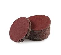 LEONTOOL 50 PCS 4 Inches Sanding Discs Hook and Loop 60 Grit Sanding Pads for Orbital Sander Round Orbital Sandpaper No Hole