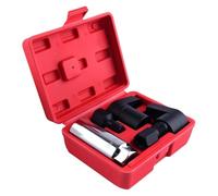 LEONTOOL 5PCS O2 Oxygen Sensor Socket Thread Chaser Set, 3/8" 1/2" Drive x 7/8" 22mm O2 Sensor Socket Set, Forged CR-V Steel Automotive Offset Oxygen Sensors Wrench Remover Tool