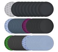 LEONTOOL 6 Inch 50 Pcs Wet Dry Sanding Discs Hook and Loop 1000 1500 2000 3000 5000 Assorted Grit Waterproof Sandpaper Silicon Carbide for Automotive Wood Metal Polishing & Sanding