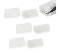 LEONTOOL 6Pcs Replacement Rubber Tips for Glass Breaking Pliers Flat Jaws Tips Key Fob Hardware 1 Inch Key Fob Pliers Attach Rubber Tips Stained Glass Supplies for Hardware Install Stained Glass Work