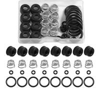 LEONTOOL 8 Pack Spring Kit Faucet Stem Assembly Repair Kits Replacement Seats and Springs Faucet Seat Repair Kit for Kitchens, Bathrooms, Bathtubs, Shower Faucets Applications