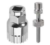 LEONTOOL Bottom Bracket Tool, Bike Bottom Bracket Removal Tool Standard 20-Tooth Extractor Sleeve with Anti-Drop Device, Heavy-Duty 20Cr Steel Bicycle BB Remover Tools for Shimano, Octalink, ISIS