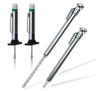 LEONTOOL Color Coded Tire Tread Depth Gauge 32nds with Pencil Tire Pressure Gauge 5-50 PSI, Tire Gauges for Tire Pressure Air Pressure Gauge Tire Tread Gauge for Cars, SUVs, Motorcycles, and Bicycles