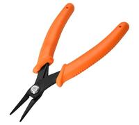 LEONTOOL Long Nose Pliers Serrated Jaws Tweezer Nose Pliers Specialty Pointed Nose 1.5mm Diameter Tip Mini Needle Nose Plier Chain Nose Plier with Spring Precision Jewellery Making Tool