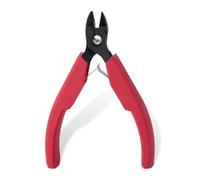 LEONTOOL Micro Wire Cutter for Electronics, Super Slim Mini Flush Cutters with Anti-Splash Function, 4 Inch Spring Loaded Side Cutters Wire Snips, Sprue Cutter for Plastic Model in Confined Areas