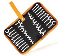 LEONTOOL Mini Double Open End Wrench Set Metric and SAE 20 Pcs