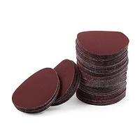 LEONTOOL Sanding Discs 3 Inch 320 Grit Hook and Loop Sandpaper 100Pcs Sanding Pad NO-Hole Aluminum Oxide Random Orbital Sander