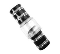 LEONTOOL Silent Check Valve 1-1/2 Inch Sump Pump Check Valve Spring-Loaded Valves with Clear Body for Backflow Prevention, Fit 1-1/2″ Class 40 Pipe with Stainless Clamps, Increases Sump Pump Life