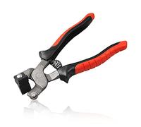 LEONTOOL Tile Cutting Plier, 8 Inch Tile Nippers with Plastic Breaker Bar and Wheeled, Mosaic Nippers for Cutting Ceramic Tile Porcelain