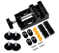 LEONTOOL Universal Mini Bench Clamp Flat Clamps Mini Drill Press Vise Clamp Opening Parallel Table Vise forHolding Small Parts Watch Repairing Sculpture Craft Jewelry DIY Carving Tool