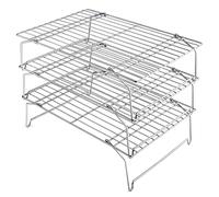 Leonyo 3-Tier 15x10IN Stackable Cooling Racks for Cooking Baking
