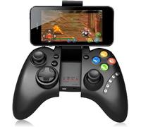 LEONYS Gamepad Controller, Wireless Gamepad Controller, Mobile Phone Gamepad Joystick with Retractable Phone Holder, for Game Entertainment Simple Operation, let You Experience All Kinds of Game Fun