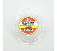 LEOO HAIR "1522 Clear Tape" Walker Double Sided Roll Tapes Stickers Adhesive for Men Hair System Replacement Toupee Hair Extension Wig Bundles Hair Weave Closure Lace Frontal(3 Yards & 1 Inch)