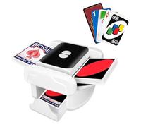 Leopacat Automatic Card Shuffler, 2000mAh Rechargeable Electric Shuffling Machine for 1 or 2 Deck Playing Cards, Portable Sorter for Poker, Rummy & Board Games, Long Battery Life (USB-C Included)