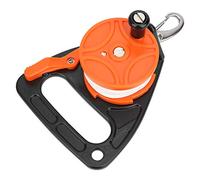 Leopacat Diving Reel, Scuba Dive Reel with Thumb Stopper PP Rope Retractable Line Combination Large Handle for Deep Sea Wreck and Cave Diving Exploration Kaya Safety Dive Marker 150ft