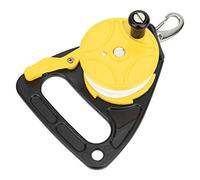 Leopacat Diving Reel, Scuba Dive Reel with Thumb Stopper PP Rope Retractable Line Combination Large Handle for Deep Sea Wreck and Cave Diving Exploration Kaya Safety Dive Marker 150ft