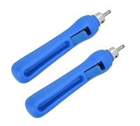 Leopacat Drip Irrigation Hole Punch, Tube Puncher for PE Pipe Micro Jet Hole Punch Stainless Steel 3-8mm Nozzle Dripper Holes Punchers for Agricultural Lawn Garden Farms Irrigation Systems 2Pcs