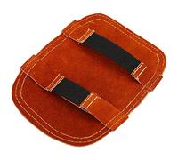 Leopacat Hand Heat Shield, High Temperature Resistant Welding Glove Fireproof Shield Pad Split Cowhide Leather Aluminized Back Ordinary Weld Gloves for Industrial Boiler Cutting Metal Smelting