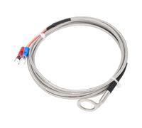 Leopacat K Type Thermocouple Temperature Sensor,14mm Washer Stainless Steel Probe for Automotive Engine CHT Measurement High Temp Sensor 40 to 1000 Degrees Celsius Insulated Design (1M)