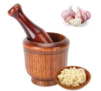 Leopacat Pestle and Mortar Set,Heavy Duty Granite Herb & Spice Grinder