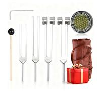 Leopacat Tuning Forks for Healing,4 Pcs Body Weighted Tuning Forks