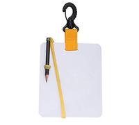 Leopacat Underwater Writing Slate Board,Waterproof Scuba Slate Notebook with Hanging String Graphite Pencil High Visibility Communication Tool for Snorkeling Divers Fishing Swimming 6X5 X0.1inch 96g