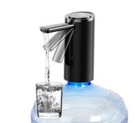 Leopacat Water Bottle Pump,Automatic Water Dispenser Pump Universal USB Charging With Foldable Spout Digital Display 4 Gears Adjust Quantitative And Continuous for 2-5 Gallon Jug