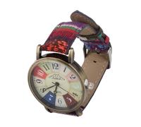 Leopacat Women Watches,Multicolour Bohemian Style Hippie Watch with PU Leather Woven Strap Button Battery,Vintage Fashion Wrist Watch Accurate Time for Ladies Birthday Party Valentine's Day Gifting