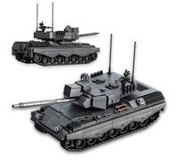 Leopard 1 Main Battle Tank Building Blocks Set - 916PCS Military Tank Bricsk Kit, Cold War German Armor Model for Adults, Home Office Decor, Creative Gift for Men, Women