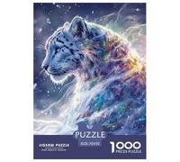 Leopard, 1000-piece Jigsaw, Calming Yet Stimulating Indoor Activity, Perfect for Keepsakes Or Gallery Walls, Suitable for Ages 8+, 70x50cm/1000pcs
