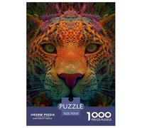 Leopard 1000 Piece Jigsaw Puzzle Family Game Classic Animal Jigsaw Puzzles Unique Challenge Game for Adults And Kids 70x50cm/1000pcs
