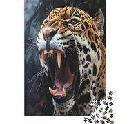 Leopard 1000 Piece Jigsaw Puzzles For Adults And Kids Jigsaw Puzzle Gifts Recycled Cardboard Jigsaws 1000 Pieces for Adults And Children 1000pcs (75x50cm)