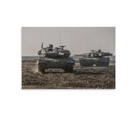 Leopard 2 Main Battle Tank Armored Car Self-propelled Artillery (22) Canvas Wall Art Poster Decorative Modern Home Print Picture Artworks Posters 08