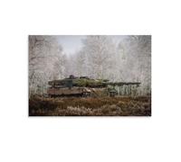 Leopard 2 Main Battle Tank Armored Car Self-propelled Artillery (8) Canvas Art Poster And Wall Art Picture Print Modern Family Decor Posters 24x36in